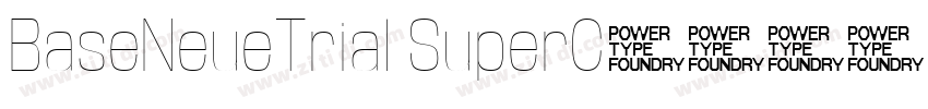 BaseNeueTrial SuperC字体转换